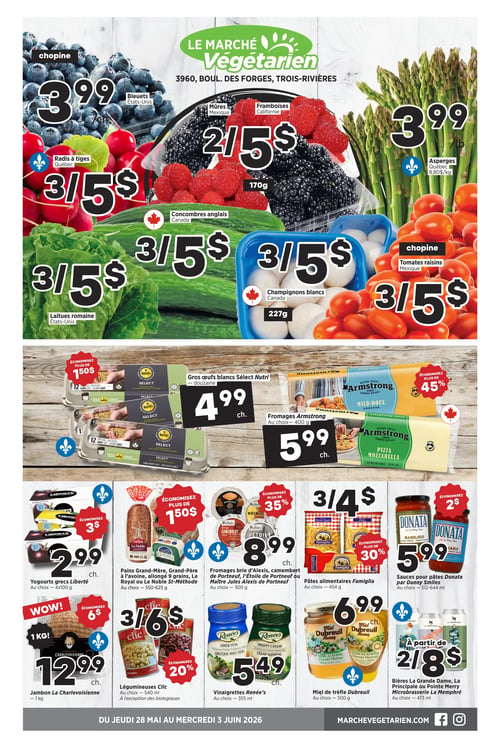 Circulaire Marché Végétarien - Page 1