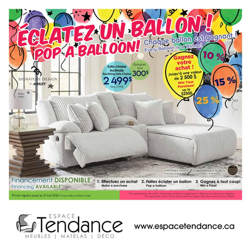 Circulaire Meubles Espace Tendance - Page 1