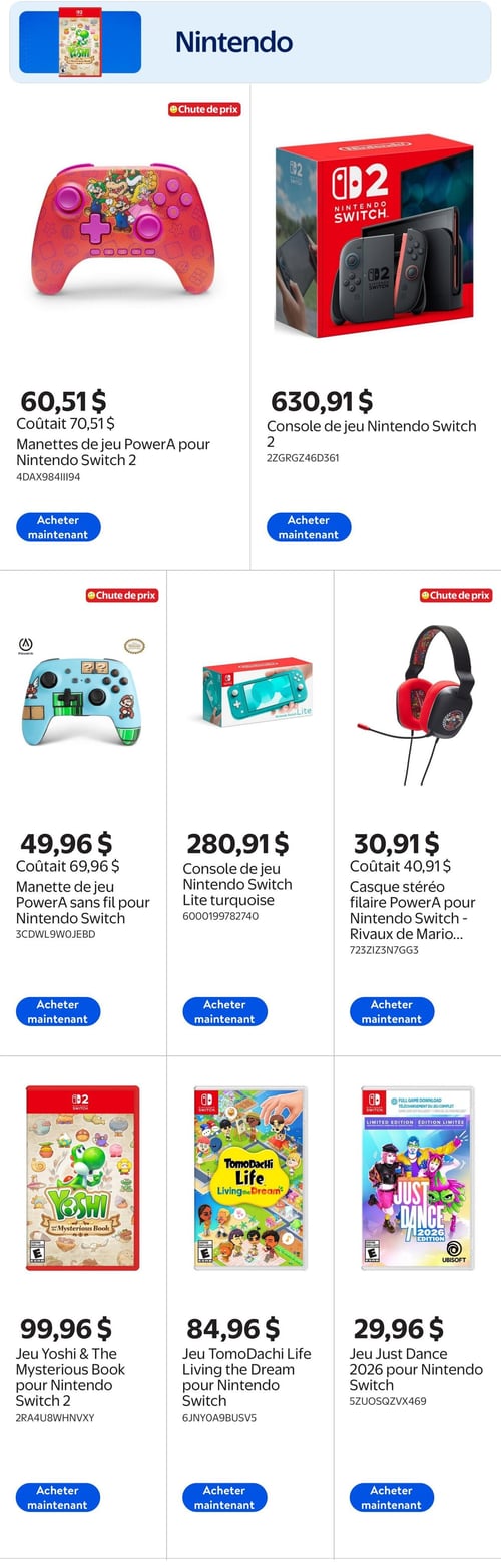 Circulaire Walmart - Livret Jeux Vidéo et Divertissement - Page 2