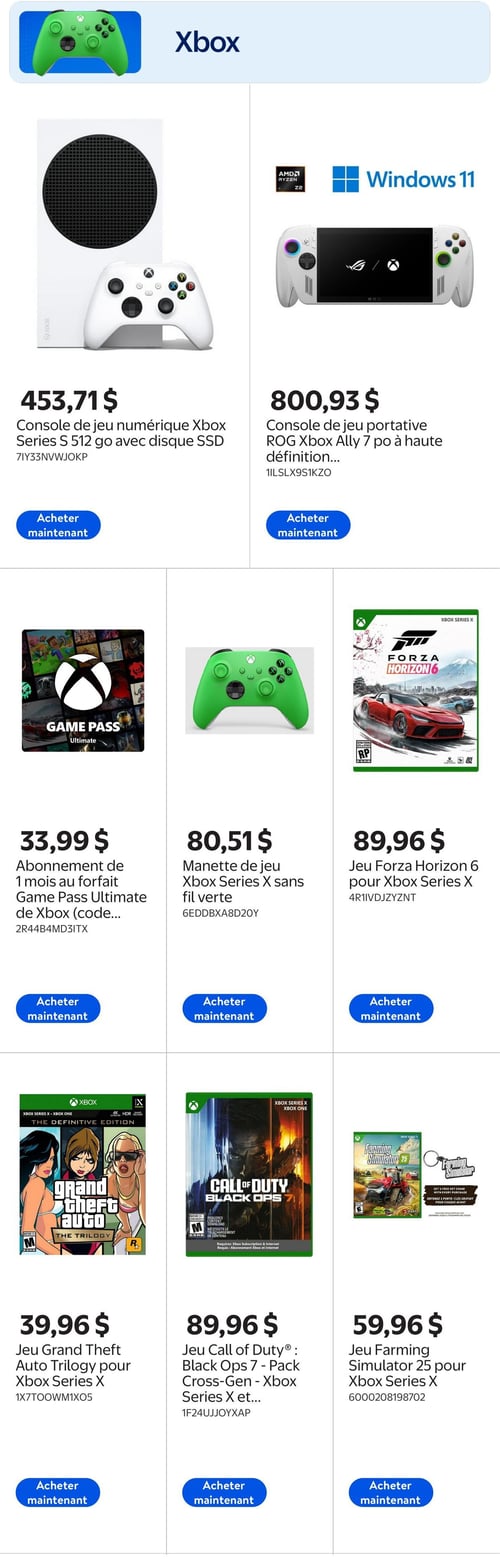 Circulaire Walmart - Livret Jeux Vidéo et Divertissement - Page 3
