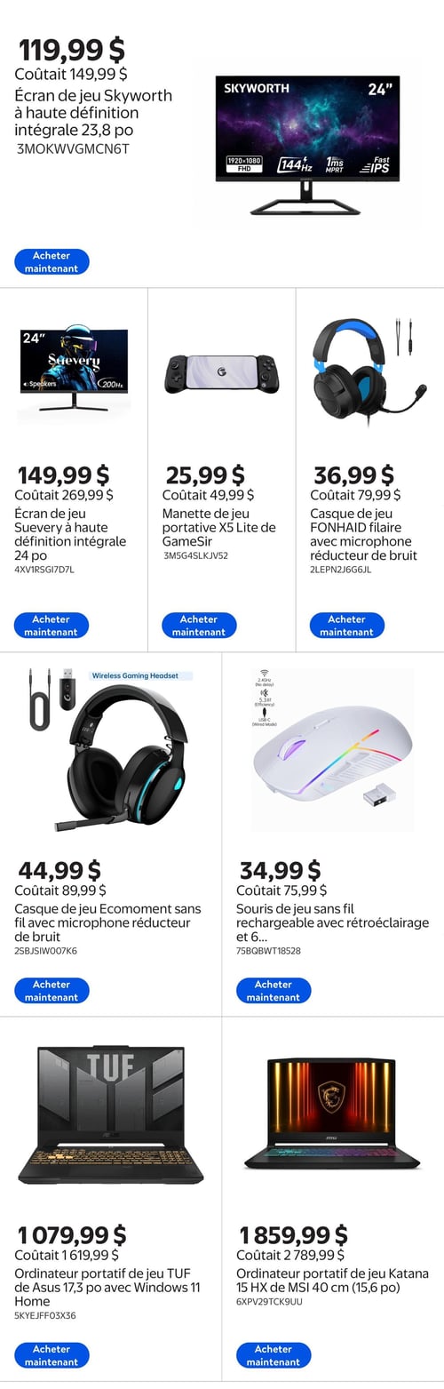Circulaire Walmart - Livret Jeux Vidéo et Divertissement - Page 5