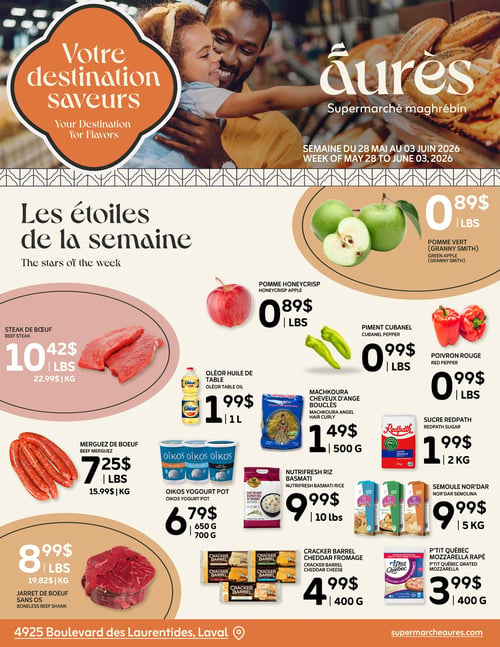 Circulaire Aurès - Supermarché maghrébin - Page 1
