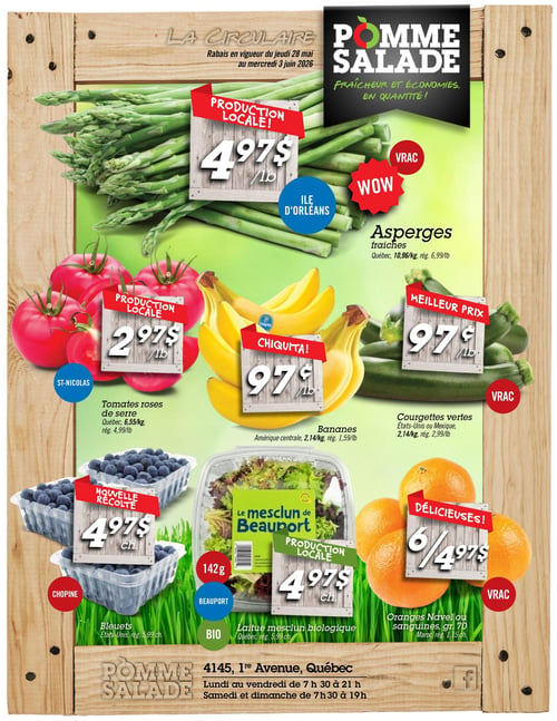 Circulaire Pomme Salade - Page 1
