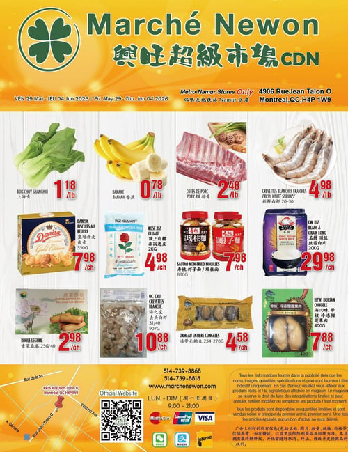 Circulaire Marché Newon Jean Talon - Page 1