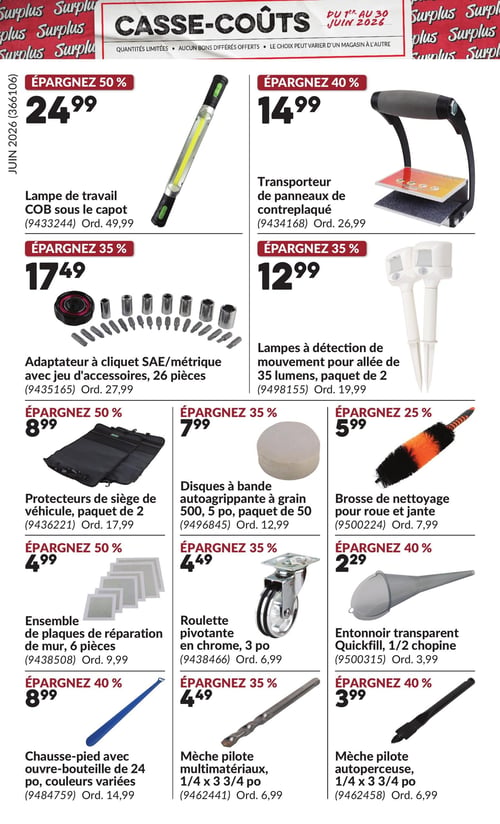 Circulaire Princess Auto - Casse-Coûts - Page 6