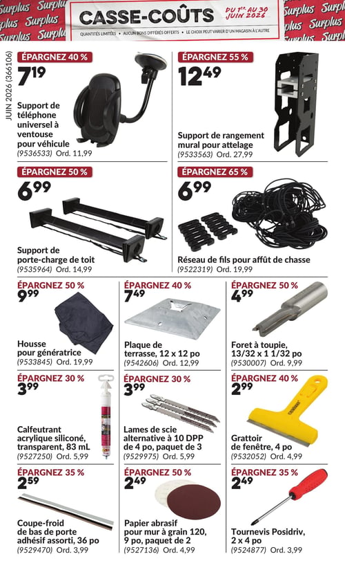 Circulaire Princess Auto - Casse-Coûts - Page 9