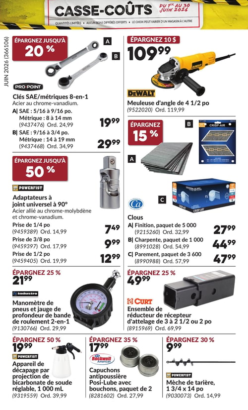 Circulaire Princess Auto - Casse-Coûts - Page 21