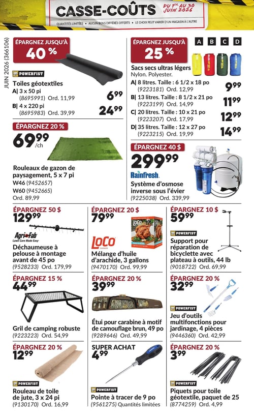 Circulaire Princess Auto - Casse-Coûts - Page 23