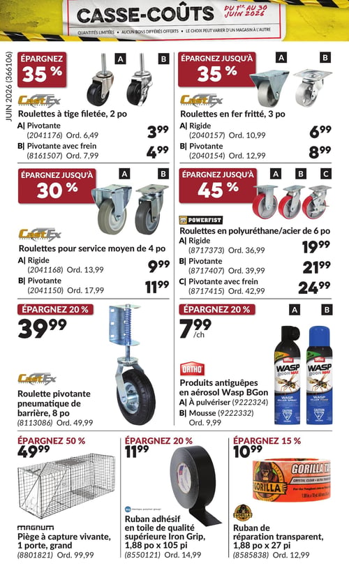Circulaire Princess Auto - Casse-Coûts - Page 24