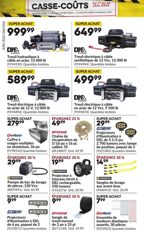 Circulaire Princess Auto - Casse-Coûts - Page 28