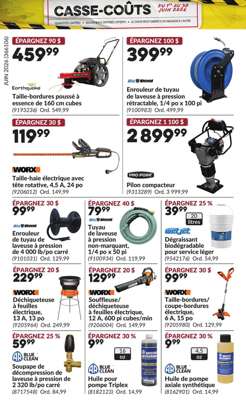 Circulaire Princess Auto - Casse-Coûts - Page 31
