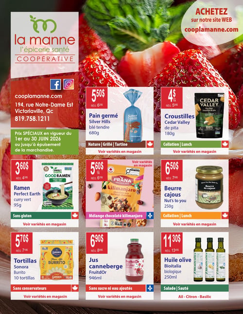 Circulaire Coopérative La Manne - Page 1