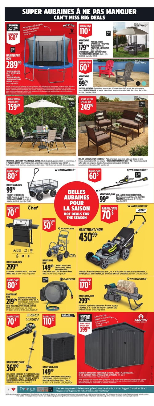 Circulaire Canadian Tire - Grand Solde rouge - Page 4