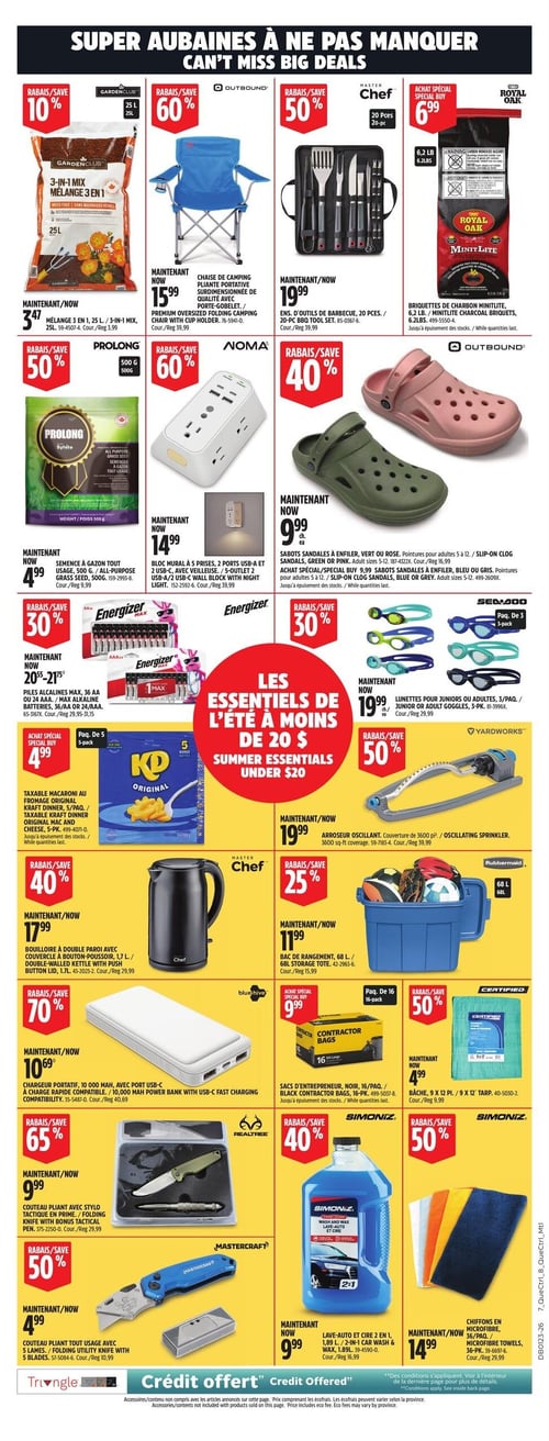 Circulaire Canadian Tire - Grand Solde rouge - Page 11
