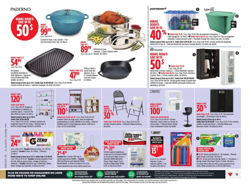Circulaire Canadian Tire - Page 37