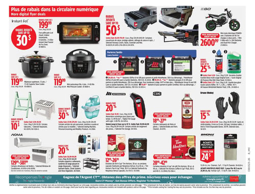 Circulaire Canadian Tire - Page 40
