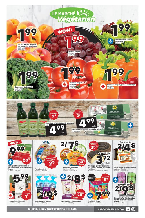 Circulaire Marché Végétarien - Page 1