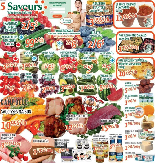 Circulaire Marché Le 5 Saveurs - Page 1