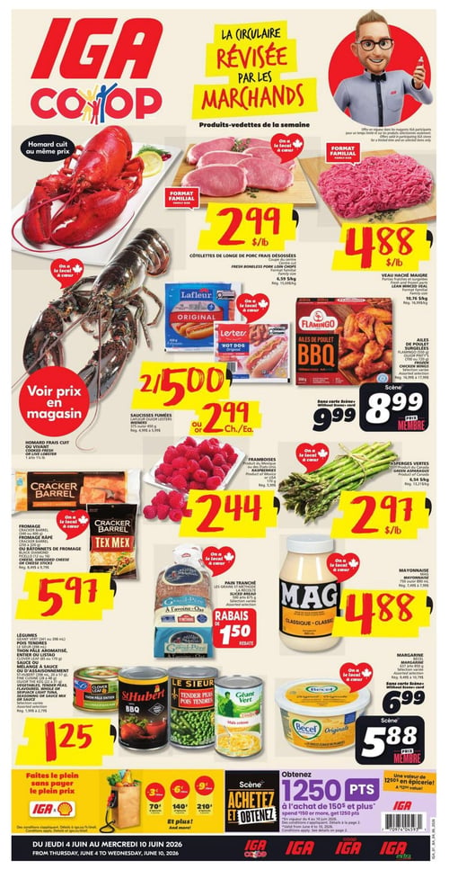 Circulaire IGA Coop Nouveau Brunswick - Page 1