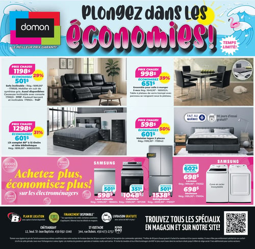 Circulaire Meubles Domon - Page 1
