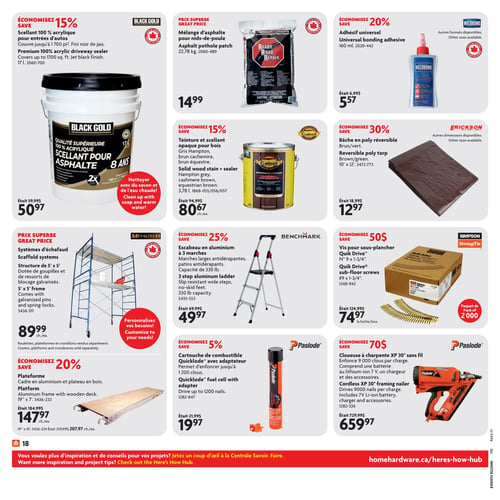 Circulaire Home Hardware - Page 20
