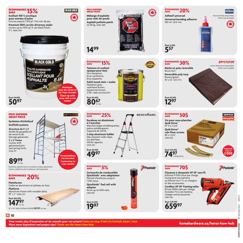 Circulaire Home Hardware - Centre de Rénovation - Page 13