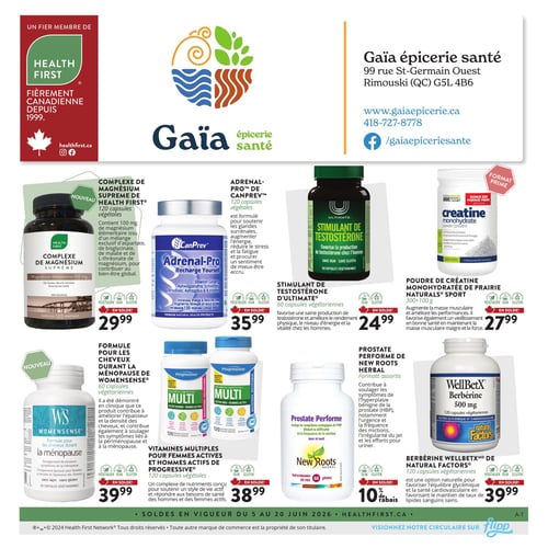 Circulaire Gaïa Épicerie Santé - Page 1