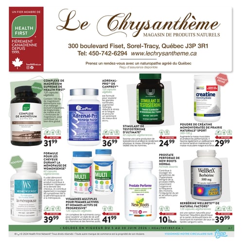 Circulaire Le Chrysanthème - Page 1