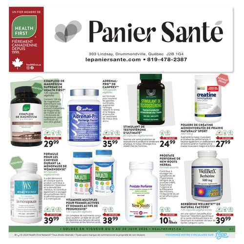 Circulaire Panier Santé - Page 1