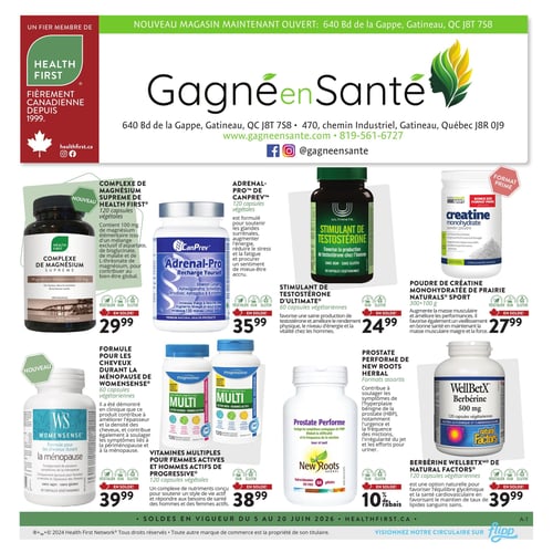 Circulaire Gagné en Santé - Page 1