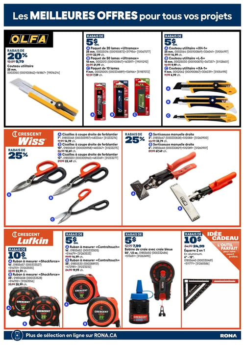 Circulaire Rona - Offres spéciales sur nos meilleures marques d'outils - Page 13