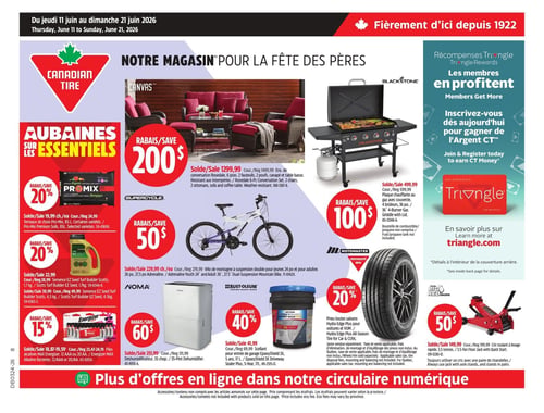 Circulaire Canadian Tire - Page 1