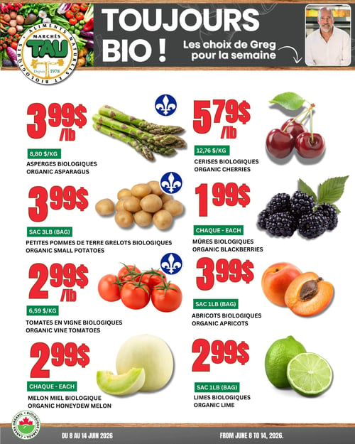 Circulaire TAU Marché d'alimentation Naturelle - Biologique - Page 1