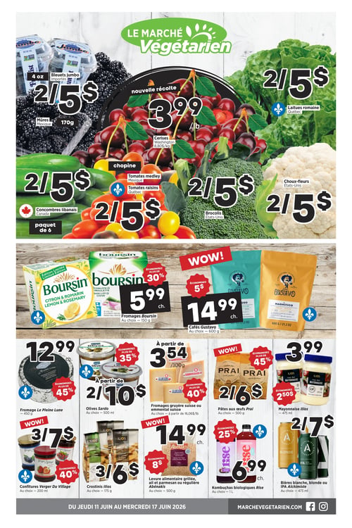 Circulaire Marché Végétarien - Page 1