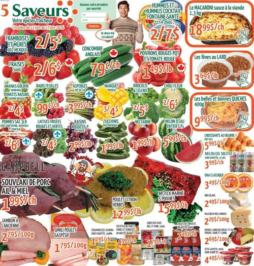 Circulaire Marché Le 5 Saveurs - Page 1