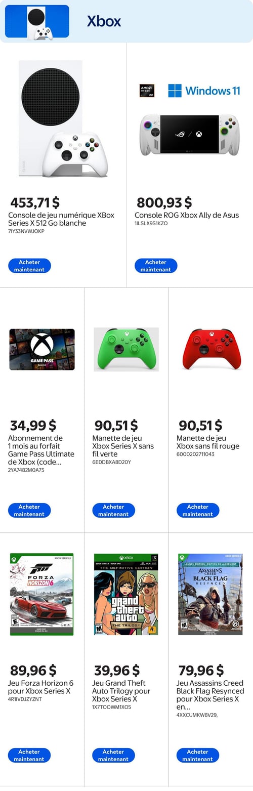 Circulaire Walmart - Livret Jeux vidéo et divertissement - Page 3
