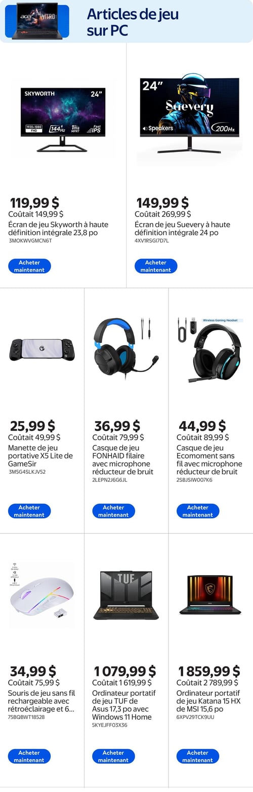 Circulaire Walmart - Livret Jeux vidéo et divertissement - Page 4