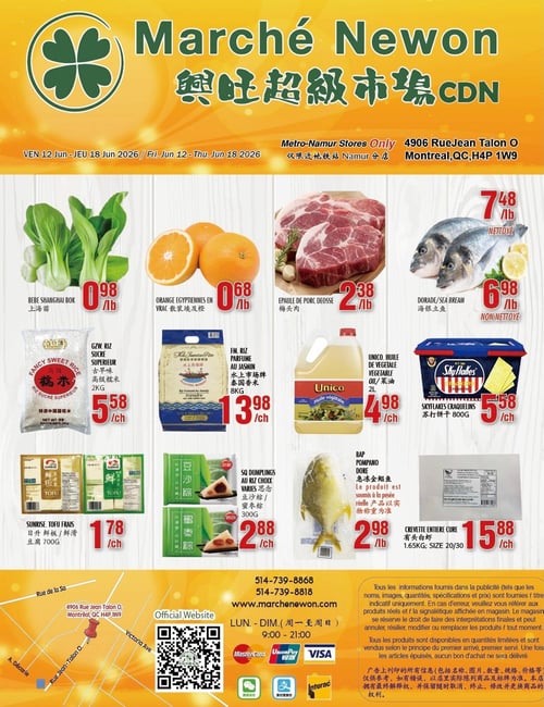 Circulaire Marché Newon Jean Talon - Page 1