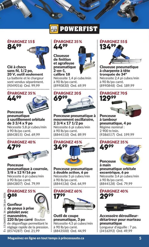 Circulaire Princess Auto - Page 9