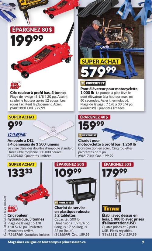 Circulaire Princess Auto - Page 13