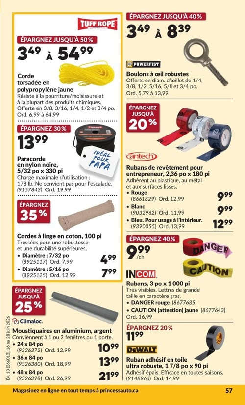 Circulaire Princess Auto - Page 61