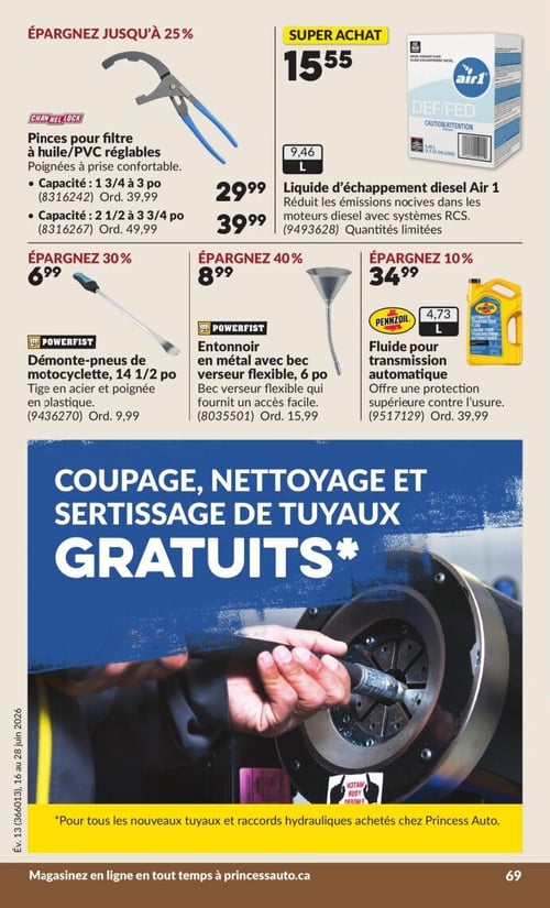 Circulaire Princess Auto - Page 73