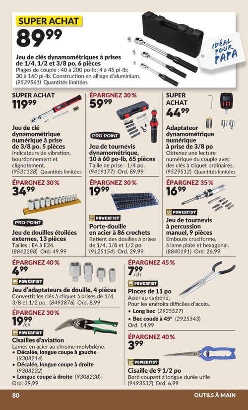 Circulaire Princess Auto - Page 84