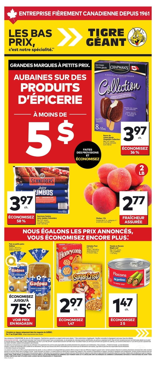 Circulaire Tigre Géant - Page 1