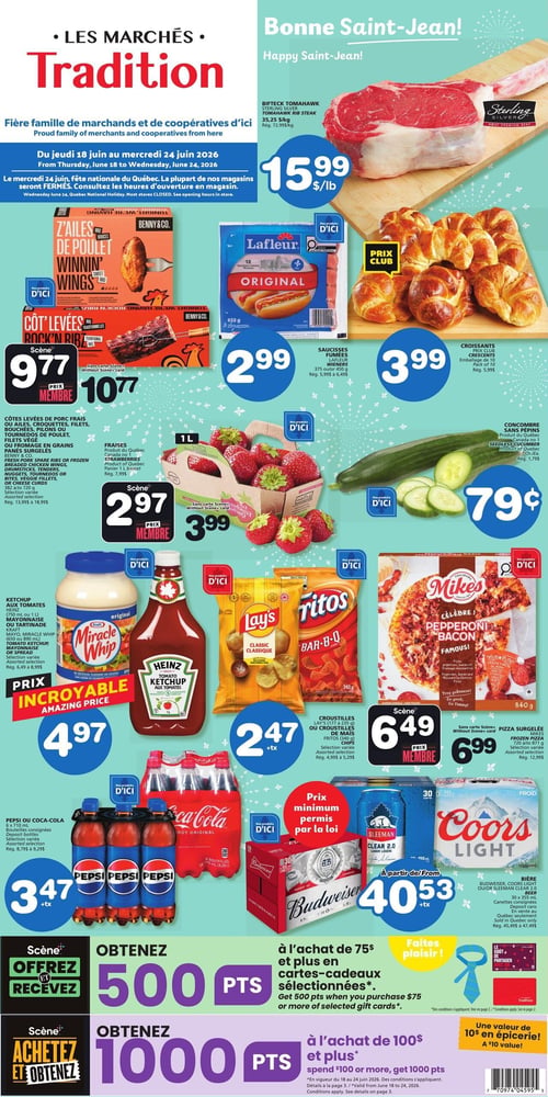 Circulaire Les Marchés Tradition - Page 1