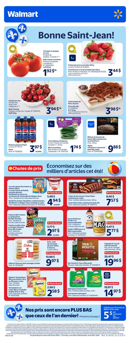 Circulaire Walmart - Page 1