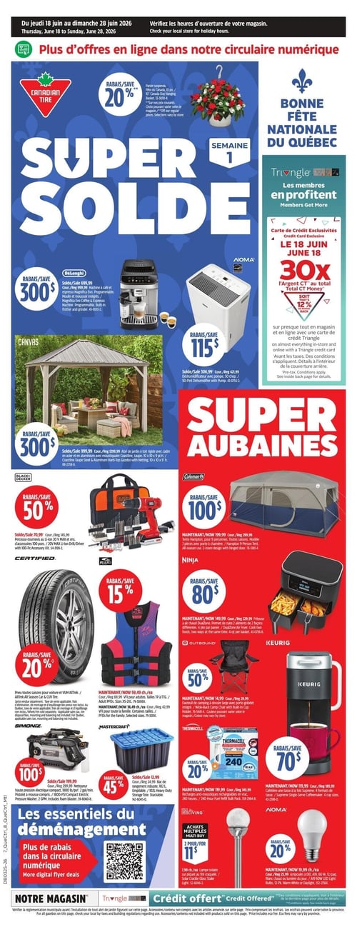 Circulaire Canadian Tire - Page 1