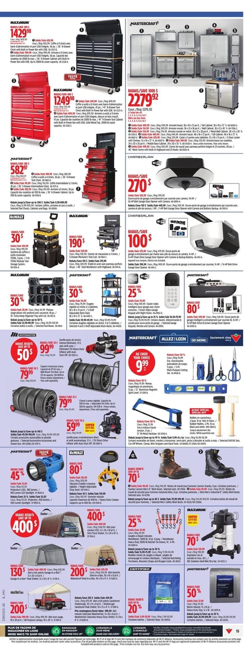 Circulaire Canadian Tire - Page 17
