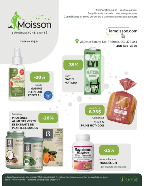 Circulaire La Moisson Supermarché Santé - Page 1
