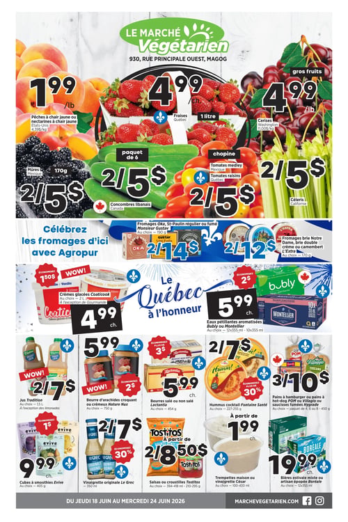 Circulaire Marché Végétarien - Page 1